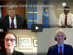 UN Launch of Global Humanitarian Response Plan for Covid 19 Cornavirus