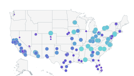 USA Cities with the Biggest Growth in Unemployment Due to COVID-19