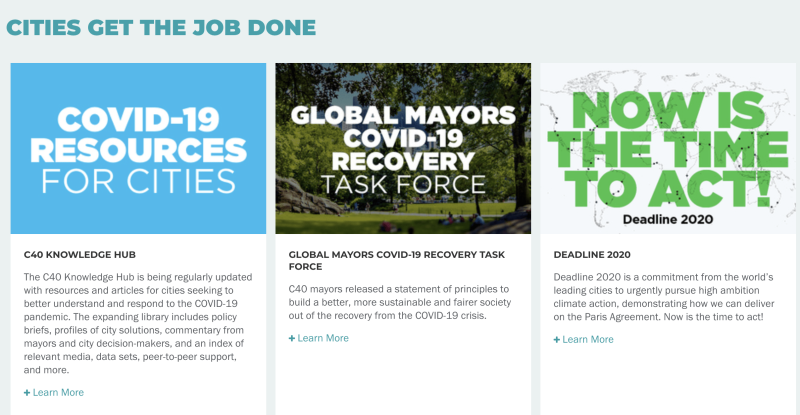 Global Mayors Launch C40 COVID-19 Economic Recovery Task Force