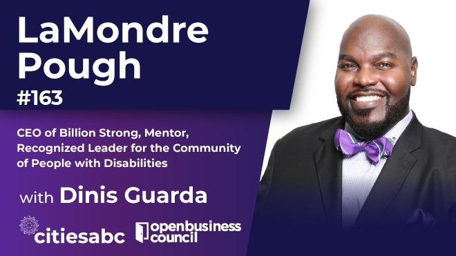 Interview with LaMondre Pough, CEO of Billion Strong, Mentor, Recognized Leader for the Community of People with Disabilities