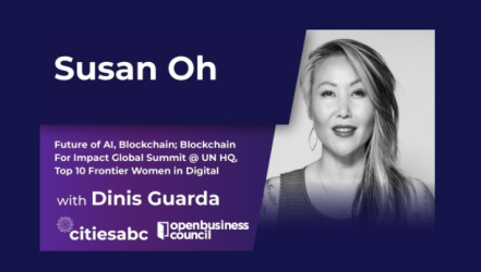 Susan Oh, Future of AI, Blockchain; Blockchain For Impact Global Summit @ UN HQ, Top 10 Frontier Women in Digital
