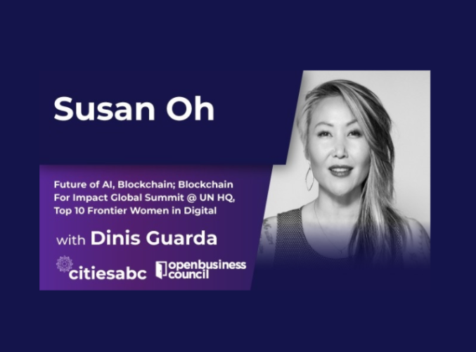 Susan Oh, Future of AI, Blockchain; Blockchain For Impact Global Summit @ UN HQ, Top 10 Frontier Women in Digital