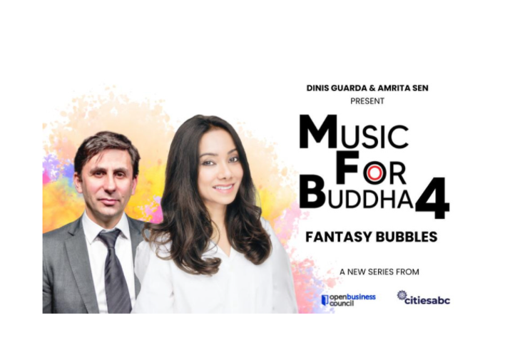 Music For, Music For Buddha 4, Music For Buddha, Amrita Sen, Dinis Guarda, Podcast, Fantasy Bubbles, Bollywood, India