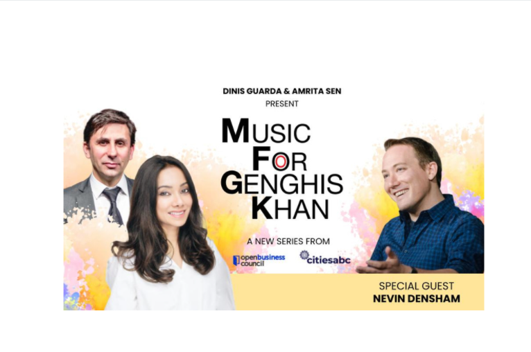 Music For, Musicfor, Amrita Sen, Genghis Khan, Neven Densham, Dinis Guarda, Podcast, mindfulness, India, Bollywood.