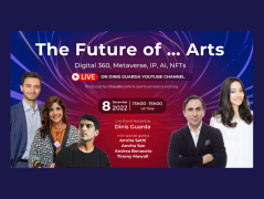 The Future of… Arts: Dinis Guarda, Amrita Sen, Amrita Sethi and Andrea Bonaceto discuss Digital 360, NFTs, Metaverse, IP, AI impact in The Art(s) World