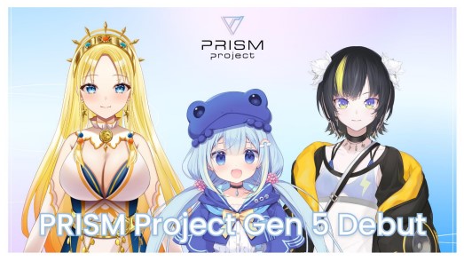 Sony’s Virtual Talent Management Agency PRISM Project Announces Its Fifth Generation Talents